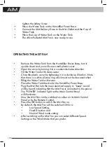 Preview for 10 page of Aim AMF40 User Manual