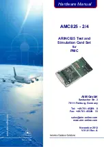 Preview for 1 page of Aim ARINC825 Hardware Manual