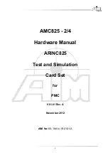 Предварительный просмотр 3 страницы Aim ARINC825 Hardware Manual