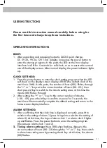 Preview for 3 page of Aim CR1009W User Manual