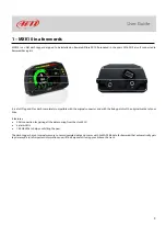 Preview for 3 page of Aim MXK10 User Manual