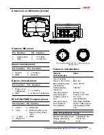 Предварительный просмотр 6 страницы Aim MyChron 3 XG LOG Technical Documentation Manual