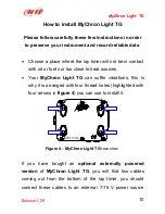 Предварительный просмотр 10 страницы Aim MyChron Light TG Manual