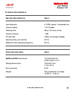 Preview for 87 page of Aim MYCHRON4 660 User Manual