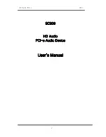 Aim SC808 User Manual preview