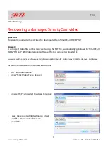 Preview for 1 page of Aim SmartyCam GP HD Faq