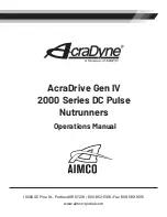 Aimco AcraDyne AcraDrive 2000 Series Operation Manual preview