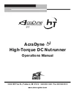 Aimco AcraDyne AED4A66250B Operation Manual preview