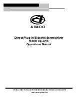 Preview for 1 page of Aimco AE-2015 Operation Manual