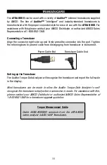 Preview for 11 page of Aimco AUDITOR ATDA-8000 Series User Manual