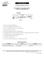 Preview for 2 page of Aimco US-LT Series Operation Instructions