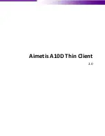 Aimetis A10D Manual preview