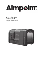Aimpoint Acro C-2 User Manual preview