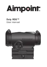 Aimpoint Duty RDS User Manual preview