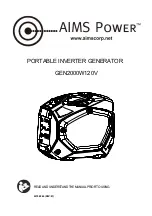 Preview for 1 page of AIMS Power GEN2000W120V Manual