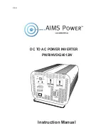 Preview for 1 page of AIMS Power PWRINV5K24012W Instruction Manual