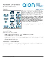 Aion Electronics Azimuth Overdrive Manual preview