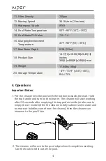 Preview for 8 page of Aiper Seagull 1500 User Manual