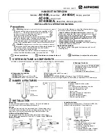 Предварительный просмотр 1 страницы Aiphone AT-406 Installation & Operation Manual