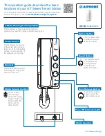 Aiphone GT-1D Operation Manual preview