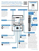 Aiphone GT-1M3 Operation Manual предпросмотр