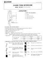 Aiphone IBG-1HD Instructions preview