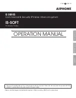 Предварительный просмотр 1 страницы Aiphone IS-SOFT Operation Manual