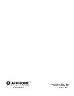 Предварительный просмотр 8 страницы Aiphone JKW-IP (French) Manuel D’Installation