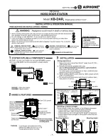 Aiphone KB-DAR Installation & Operation Manual предпросмотр