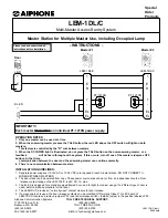 Preview for 1 page of Aiphone LEM-1DL/C Instructions