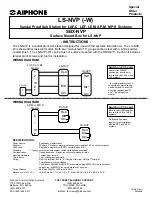 Aiphone LS-NVP Instructions предпросмотр