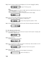 Предварительный просмотр 14 страницы Aiphone MASTER STATION AI-MS900 Instruction Manual