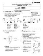 Aiphone MK-1SD/B Installation & Operation Manual preview