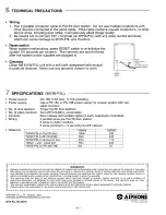 Preview for 8 page of Aiphone MYW-P3L Installation Manual