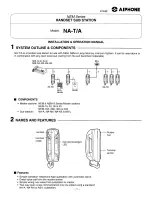 Предварительный просмотр 1 страницы Aiphone NA-T/A User Manual