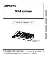 Preview for 1 page of Aiphone NIM-20B Operation Manual