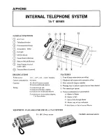 Aiphone TA-T User Manual предпросмотр