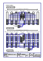 Предварительный просмотр 2 страницы Aiphone TD-24H/B Wiring Diagrams