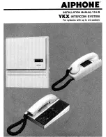 Aiphone YKX Installation Manual preview