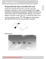 Preview for 9 page of AIPTEK MobileCinema Q20 User Manual