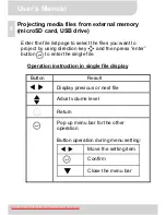 Preview for 12 page of AIPTEK MobileCinema Q20 User Manual