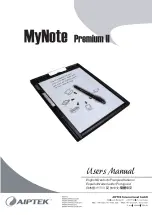 AIPTEK MyNote Premium II User Manual предпросмотр