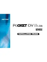 AIPTEK Pocket DV2 Installation Manual preview