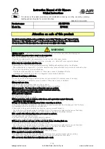 Air & Allied Sales MP55AK Instruction Manual preview