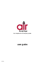 Предварительный просмотр 1 страницы Air Body Dryer APRES2 User Manual