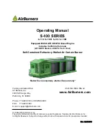 Air Burners S-100 SERIES Operating Manual preview