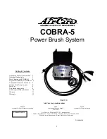 Air-Care COBRA-5 User Manual preview