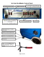 Preview for 16 page of Air-Care DuctMaster III FG0090 Operating Instructions & Parts Manual