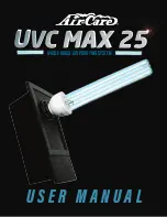 Air-Care UVC MAX 25 User Manual preview