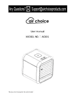 air choice AC801 User Manual preview